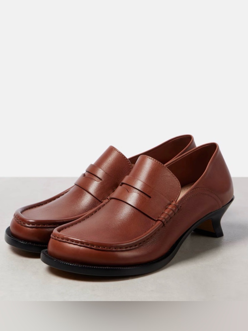 Loewe | Campo Leather Loafers, EU 36
